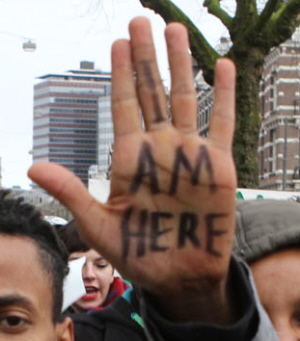 I am here (foto: Jan Kees Helms)