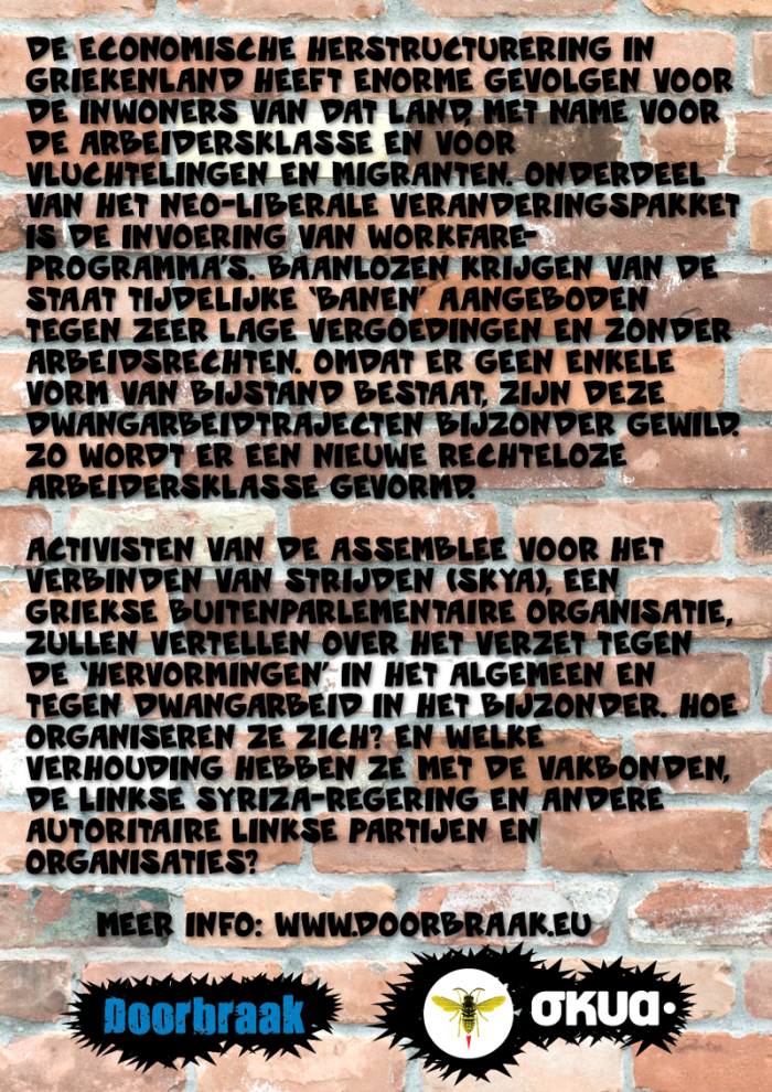 Achterzijde flyer.