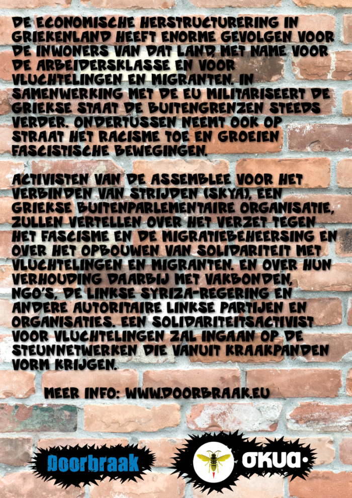 Achterzijde flyer.