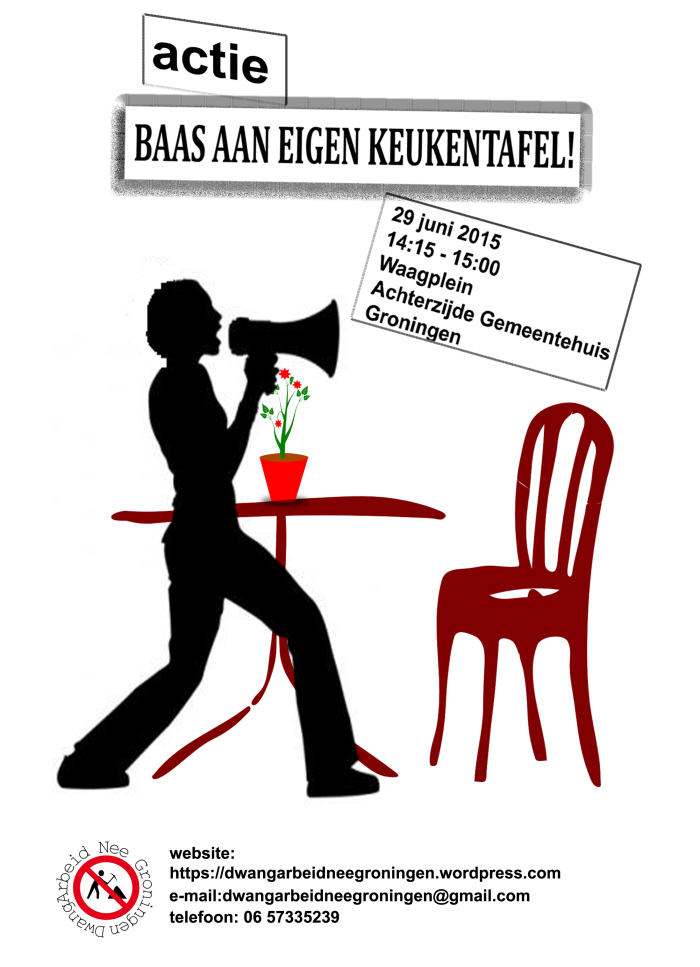 Flyer van de actie.