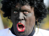 Typisch Nederlandse blackface.