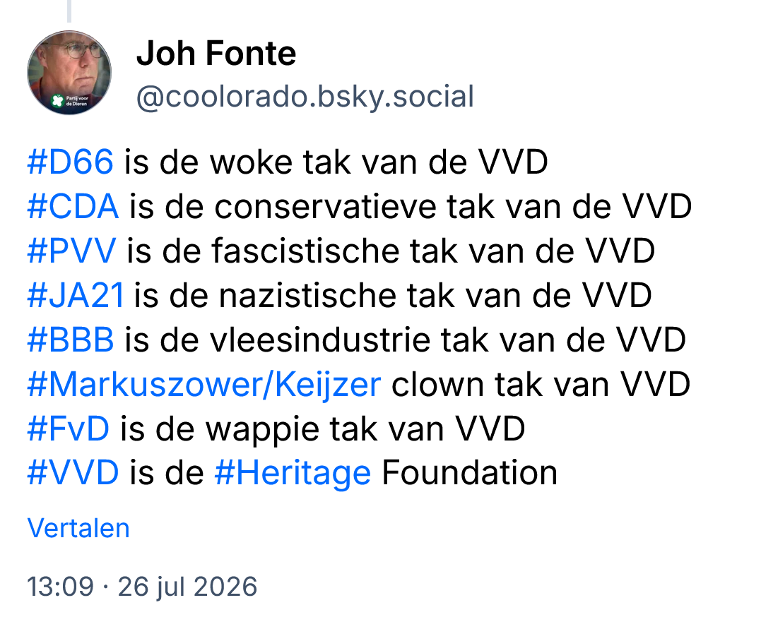 De vele vleugels van het Nederlands liberalisme | Doorbraak.eu