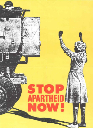 Stop apartheid now!