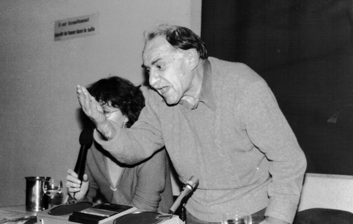 Bookchin op een bijeenkomst in 1984.