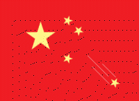 Chinese vlag.
