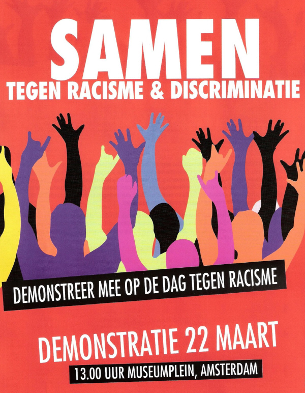 Poster van de demonstratie.