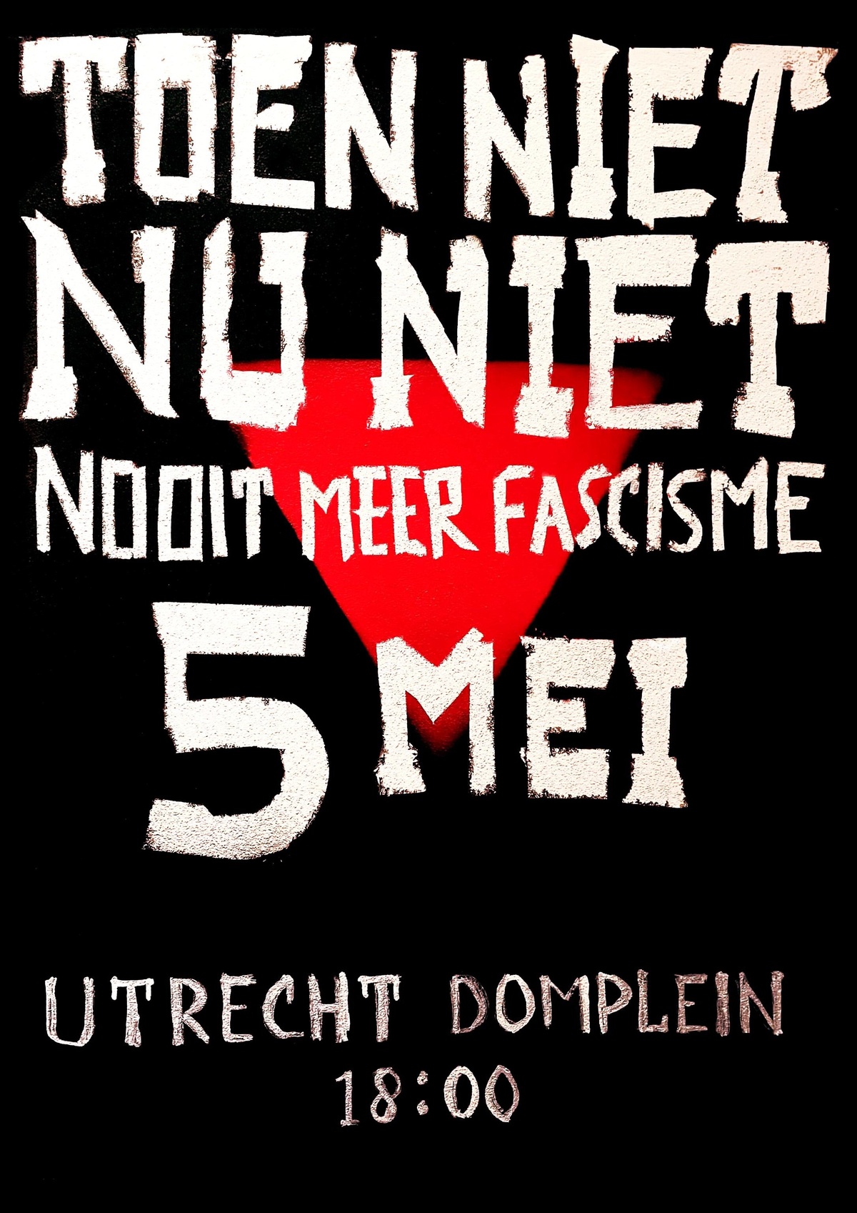 5 mei, Utrecht: actie “Toen niet, nu niet, nooit meer fascisme!” | Doorbraak.eu