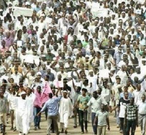 Demonstratie in Soedan