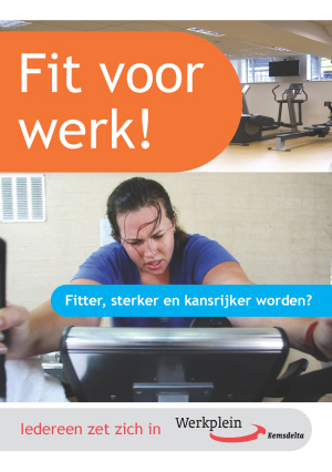 Reclame voor "Fit voor Werk".