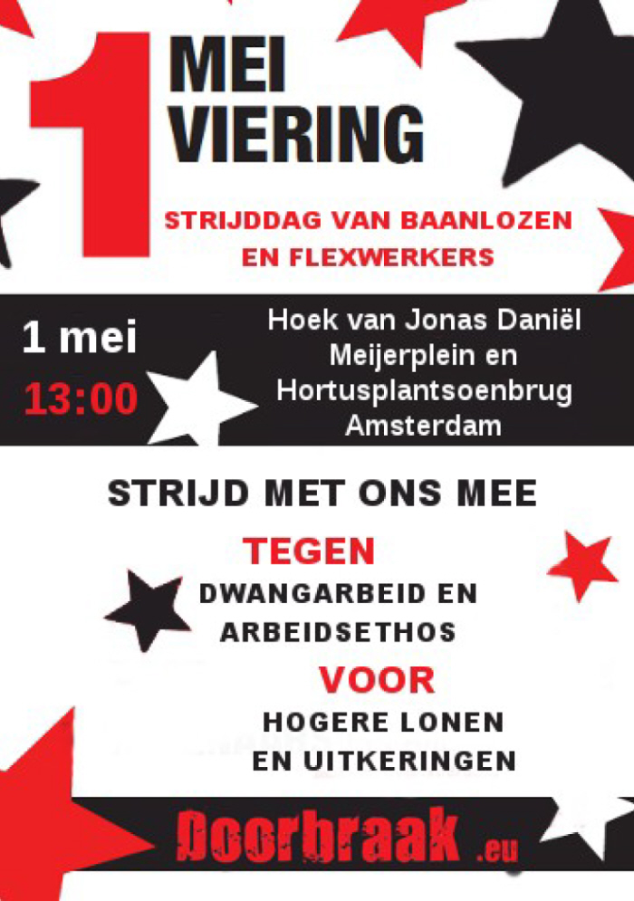 Voorkant van de flyer.