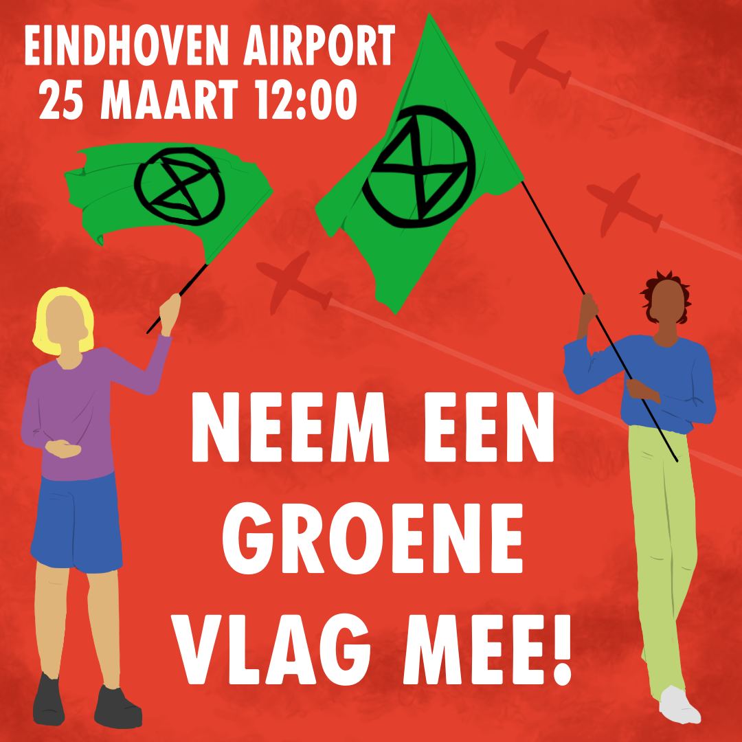 Digitaal rammelaar opstelling 25 maart, Eindhoven: protest “Eindhoven Airport heeft de boel niet op orde”  | Doorbraak.eu