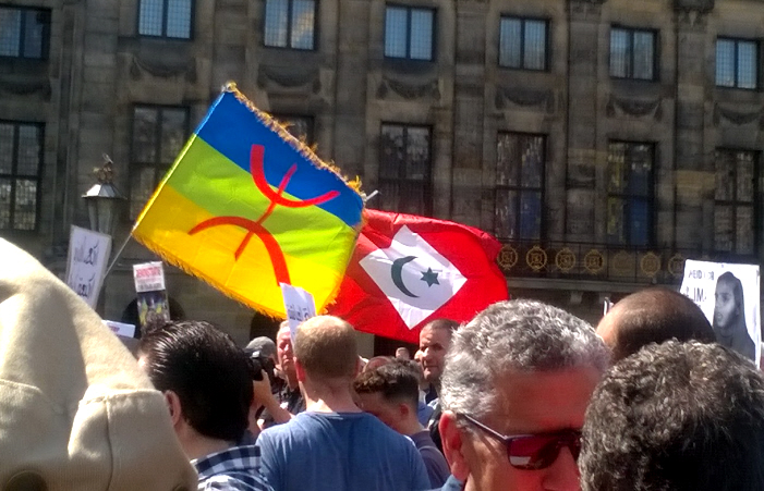 Amazigh- en Rif-vlag.