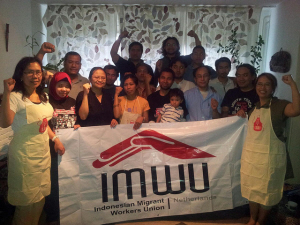 Leden van IMWU.