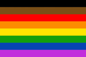 Nieuwe anti-racistische Pride-vlag.