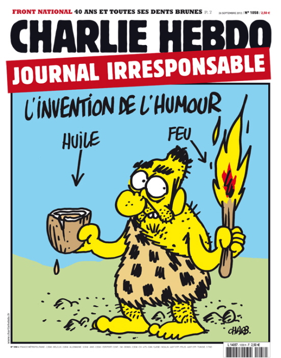 Charlie Hebdo: "Uitvinding van de humor."