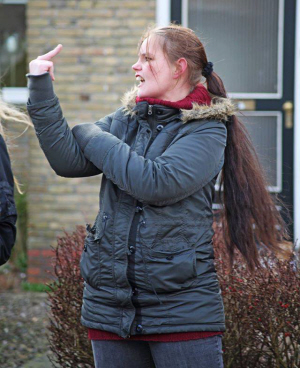 Het onthaal in Grou. (foto: Johan Janssen)