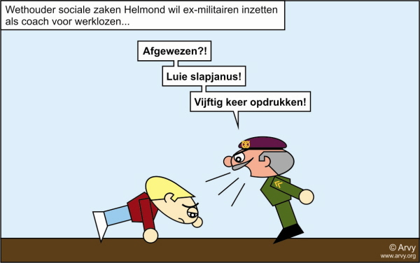 Zie voor meer cartoons: www.arvy.org. (Cartoon: Arvy)