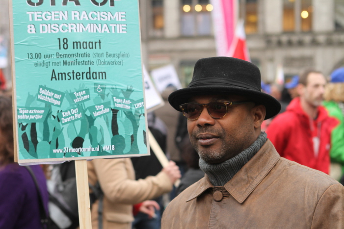 Anti-racisme demonstratie.