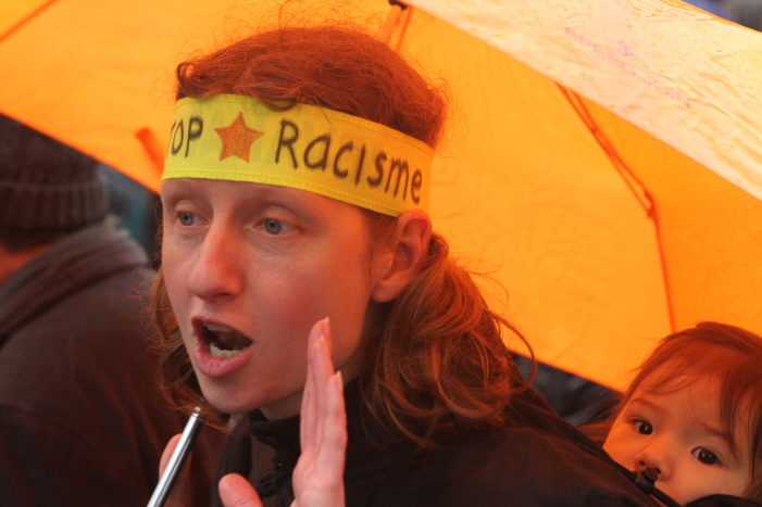 Anti-racisme demonstratie.