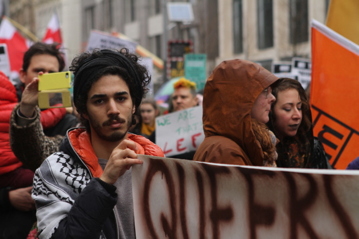 Anti-racisme demonstratie.