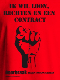 T-shirt uit de Doorbraak-winkel.