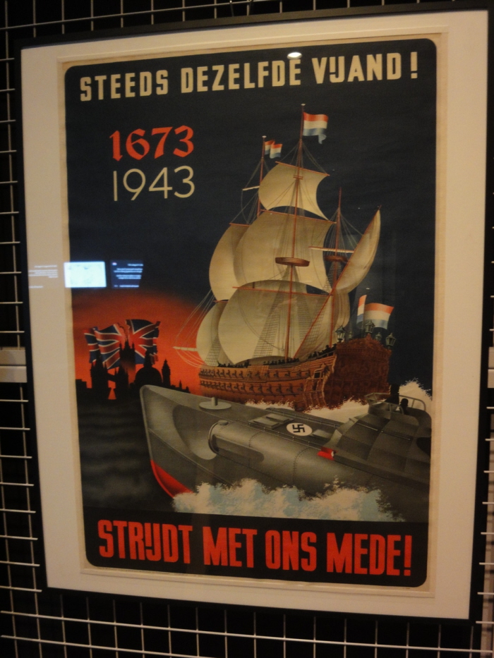 Naziposter die niet zo mag heten.