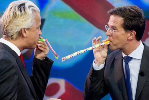 Rutte et Wilders.