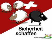 De beeldtaal van het rechts-populisme in Zwitserland.