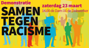 Facebook-banner van de demonstratie