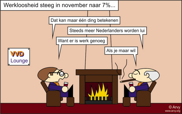 Klik op de cartoon voor een grotere versie (Cartoon: Arvy, meer op www.arvy.org)