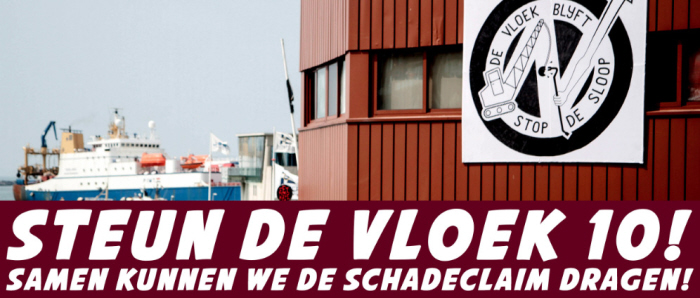 Banner van de actie.