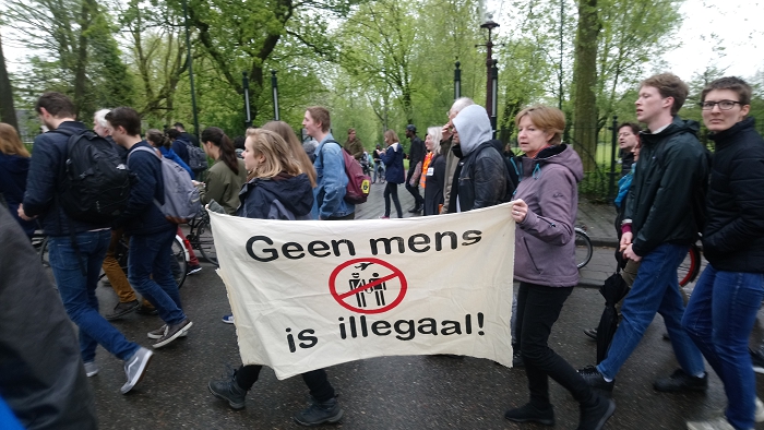 Ons oude spandoek. (Foto: Eric Krebbers)