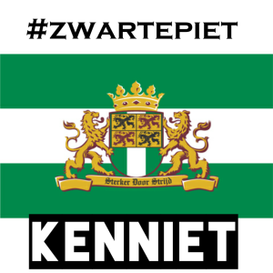 Logo van Zwarte Piet Kenniet.