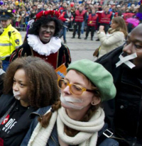 Bij de intocht van Sinterklaas afgelopen zondag.