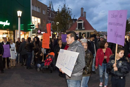 Bij dezelfde demonstratie.