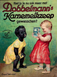 Reclame: "Had jij je nu ook maar met Dobbelmann's karnemelkzeep gewassen?"