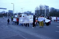 Demonstratie Ntundenganye op 19 maart 2009