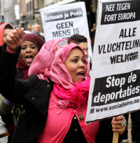 Demonstratie op 23 maart 2013 in Amsterdam. (Foto: Jan Kees Helms)