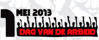 Logo 1 mei-viering Amsterdam.