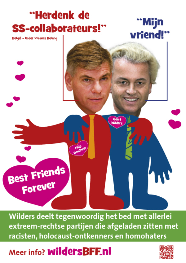 Poster over het Vlaams Belang.